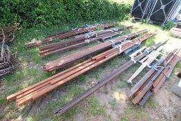Quantity of mixed box section steel. V