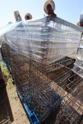 Pallet of 30 wire crates. V