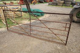 10ft steel gate. From a deceased estate.