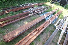 Quantity of 1in box section steel. V