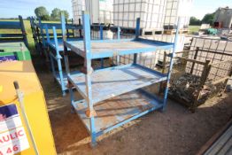 3x open stillages. V
