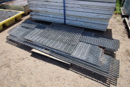 Pallet of FlowForge mesh flooring. V