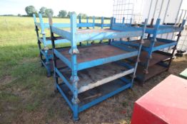 4x open stillages. V