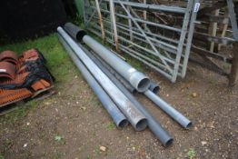 Quantity of various pipe.
