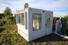 Olympic security/ entrance hut. Approx. 9ft x 9ft. V
