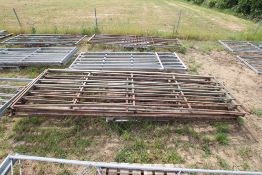 5x 12ft gates. For sale due to sale of cattle.