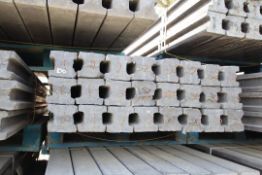 Pack of 24 PrimaPost 8ft intermediate concrete posts in charcoal grey. B-Grade. (100). Collection
