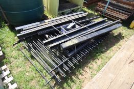 Quantity of unused railings and gates. V