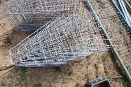 9x over hurdle hay racks. For sale due to sale of cattle.