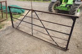 9ft steel gate. From a deceased estate.
