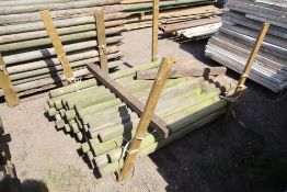 46x 5ft 4 used fence posts. V