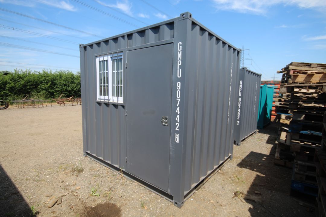 V Unused 9ft container. With side door and window. Key held. V - Image 2 of 11