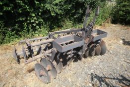 V Massey Ferguson Mounted Tandem Disc Harrow.