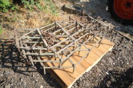 Quantity of seed harrows.