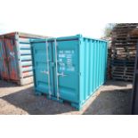 V Unused 8ft container. V