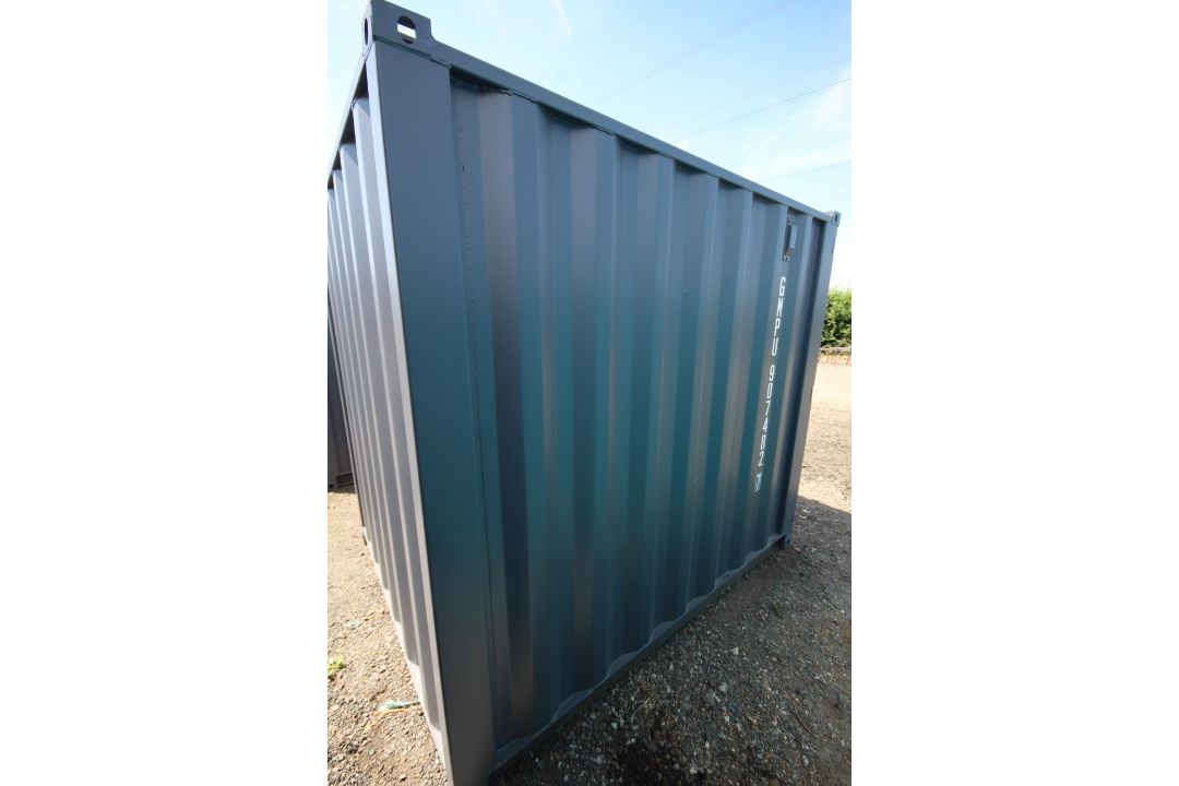 V Unused 8ft container. With side door and window. Key held. V - Image 4 of 11