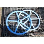 Pair of approx 29in wheels.