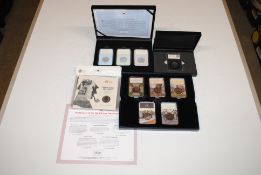 A box containing the 50 Years of the 50pence military capsule edition set with certificate, 2015
