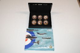 Royal Air Force A Glorious History Official Coin Collector pack; and the 70th Anniversary D Day