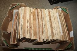 A box containing various volumes of Suffolk Institute of Archaeology AF
