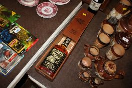 A boxed bottle of Alberta Springs Old Time Canadian whisky