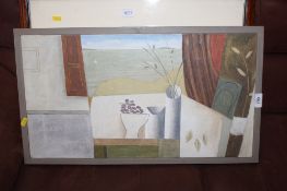 John Taylor (John Edward Taylor), oil on canvas still life study dated 2004