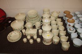 A Hornsea pottery Seville pattern tea and diner service