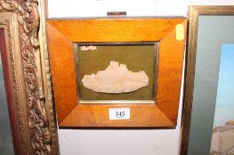 Leonard Pearce, cast in beeswax depicting 'The Malting Concert Hall, Snape'