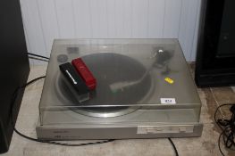 An NEC turntable sold as a collectors item
