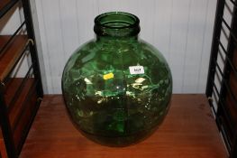 A Viresa green glass carboy