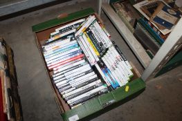 A box containing various video games, sold as seen