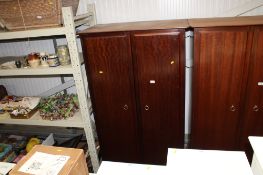A Stag two door wardrobe