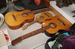 Three acoustic guitars AF