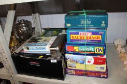 A collection of various board games, sold as seen