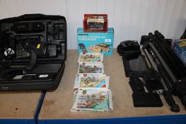 A Radio Shack radio controlled Porsche 928; a quantity of Airfix model kits; a boxed Matchbox die