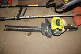 A Ryobi Powr LT2 petrol hedge trimmer