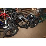 An e-Bike, sold as seen, lacking battery