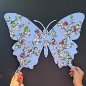 Blossoming Garden Birds