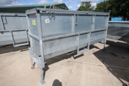 + VAT IAE 1T Large Capacity Barley Beef Feeder. 2019/2020. With pallet tine slots and adjustable