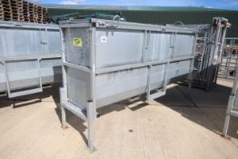 + VAT IAE 1T Large Capacity Barley Beef Feeder. 2019/2020. With pallet tine slots and adjustable