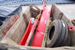+ VAT Stillage with C-Dax sprayer, unused 7.50-16 tyre, guards etc. Included by kind permission.