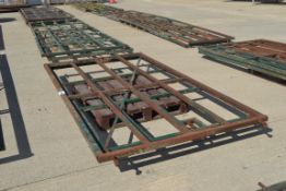 9ft and 9ft 2in heavy duty cattle yard gates.