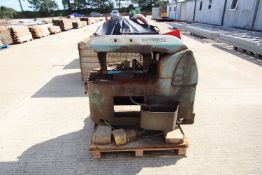 + VAT Wickstead large power hacksaw. Included by kind permission.