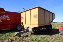 + VAT Richard Western c.6T single axle dump trailer.