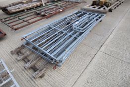 + VAT 3x 8ft galvanised gates.