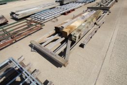 2x 12ft wooden field gates and four posts.