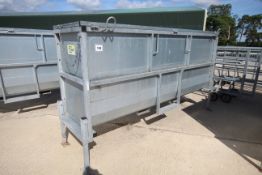 + VAT IAE 1T Large Capacity Barley Beef Feeder. 2019/2020. With pallet tine slots and adjustable