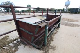 Big bale rack for cattle yard. To take Hesston bale.