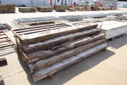 Pallet of sleepers.
