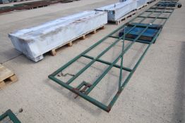 20ft 9in heavy duty cattle yard gate.